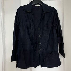 Vantana Italy linen jacket top blouse